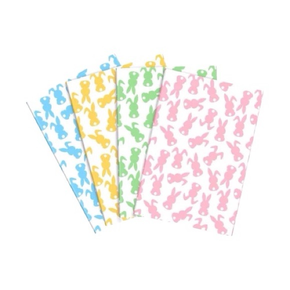 Bunny Poly Mailer & Tissue Paper Bundle | 10 Mailers (14.5x19) + 20 Tissue Paper - Picture 3 of 3